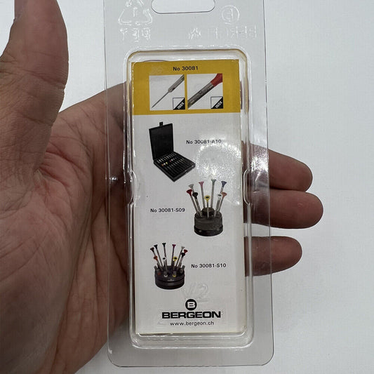 Bergeon 30081-050 ergonomic screwdriver �0.50 mm for precision watch repair tasks