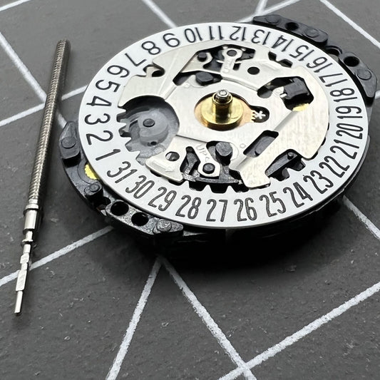 Japan Hattori Epson TMI VX89 VX89E Watch Quartz Movement with The Stem Date At 6