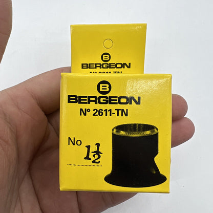 Bergeon 2611-TN-1.5 loupe with 6.7x magnification for precise watch accessory inspections