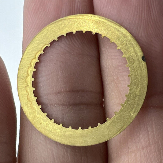 Black date disk wheel for ETA2824 watch movement, China-made replacement part for watch repair.