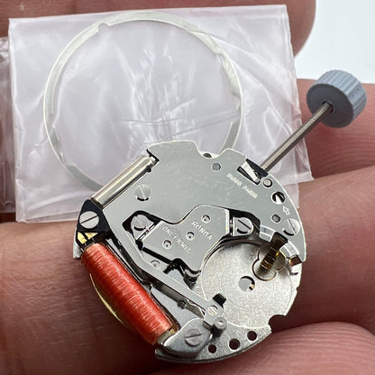 Ronda 775 quartz watch movement with date display at 6 o'clock for precise timekeeping accessories