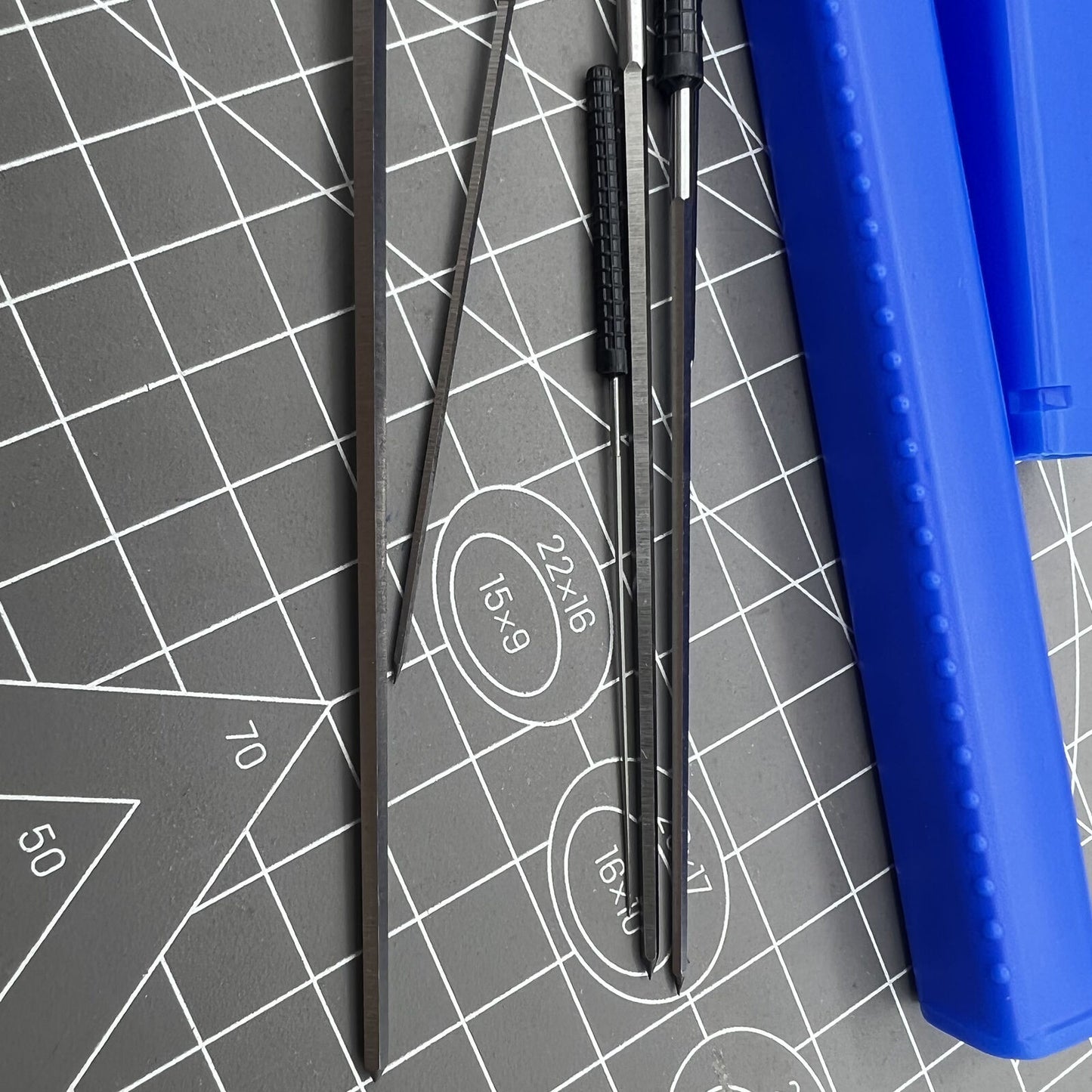 Swiss Horotec MSA02.152 assorted cutting broaches set for precision watchmaking and delicate crafting tasks.