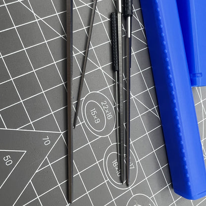 Swiss Horotec MSA02.152 assorted cutting broaches set for precision watchmaking and delicate crafting tasks.