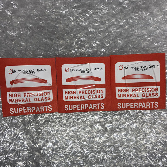 KG-684.33-ASF Watch Crystal Glass Sapphire Special Glass Kit 33 Sizes 33PCS/Box
