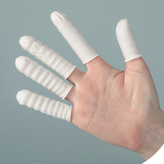 New Natural Rubber Disposable Latex Finger Cots Sets DIY Fingertips Watch Repair