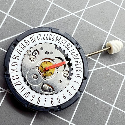 ISA 307 Quarzuhrwerk, Datum bei 6, alter Lagerbestand, original, brandneu 