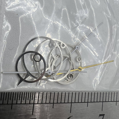 Uhrzeiger, 11 mm, rund, spitz, unregelmäßig, modisch, für Miyota 2035 Quarzwerk 