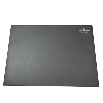 Bergeon 7808-N-01 Slightly Soft Black Anti-Skid Bench Mat 320 x 240 x 2mm