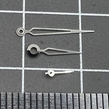 13 mm Uhrzeiger mit silbernem Rand und hohler Pfeilform für Miyota 1L45 Quarzwerk