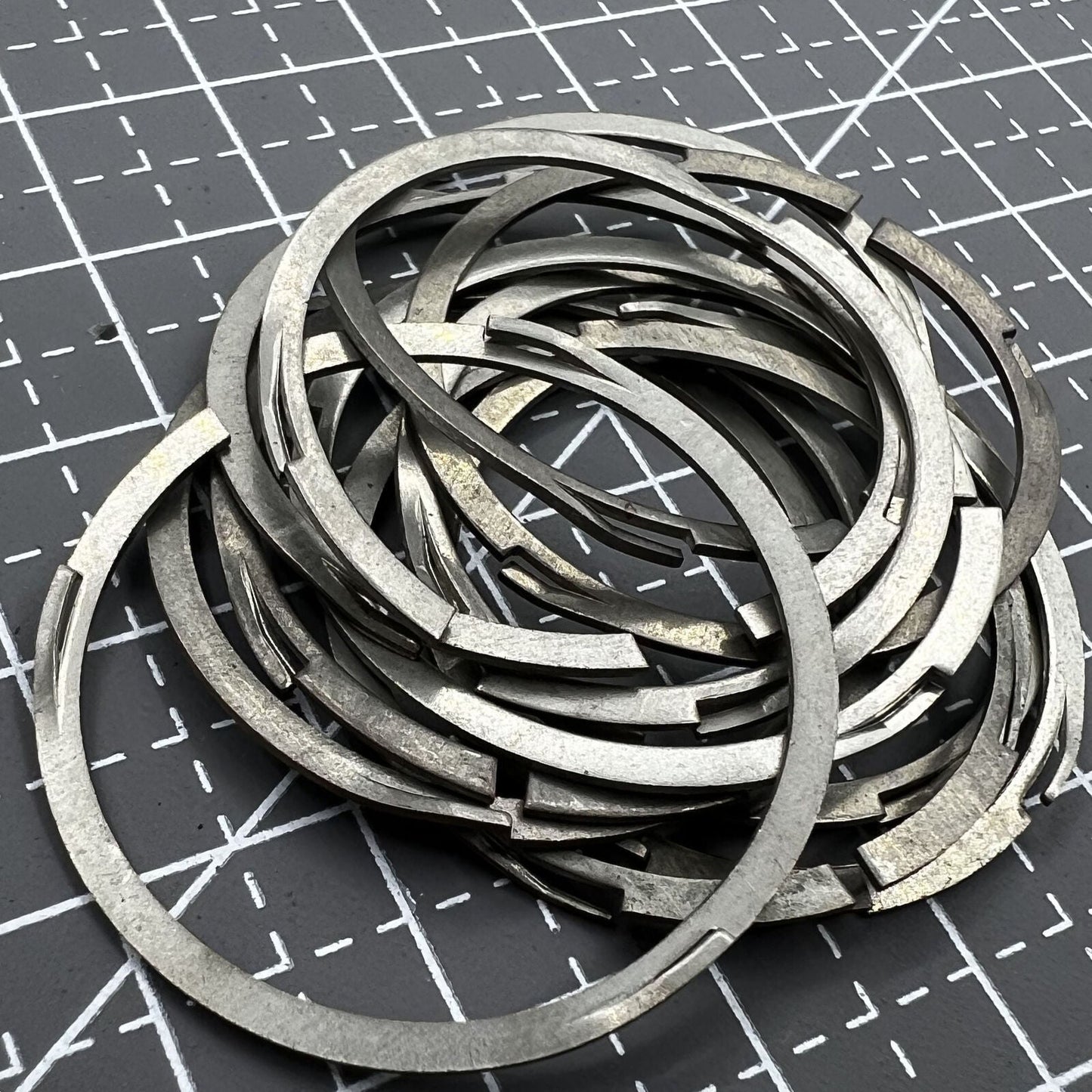 5 Stück Uhrenpolster Abstandshaltering Befestigungsring für 7120 Werk