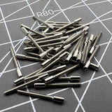 100 PIECES Watch Winding Stems Extension Watch Stems for 0.9mm Watch Stem