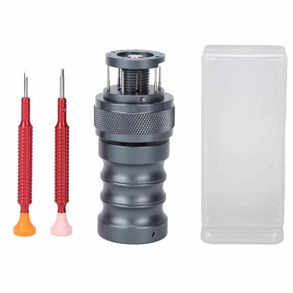 OMEGA Watch Back Case Cover Opener Remover with 2 Screwdrivers Portable Non Slip