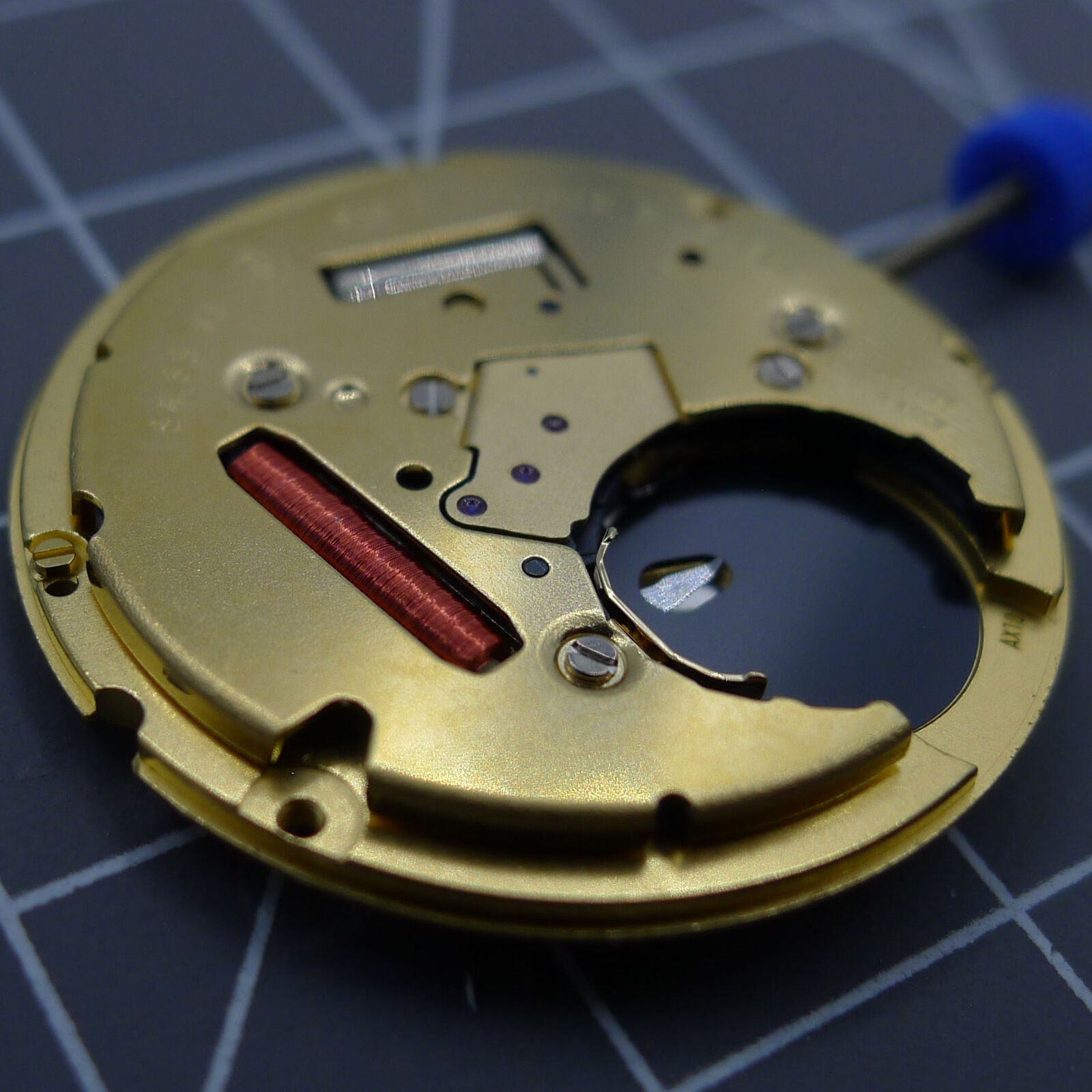 Swiss Made ETA F06.101 quartz watch movement with 2 hands, precise and reliable for watch repairs and accessories.