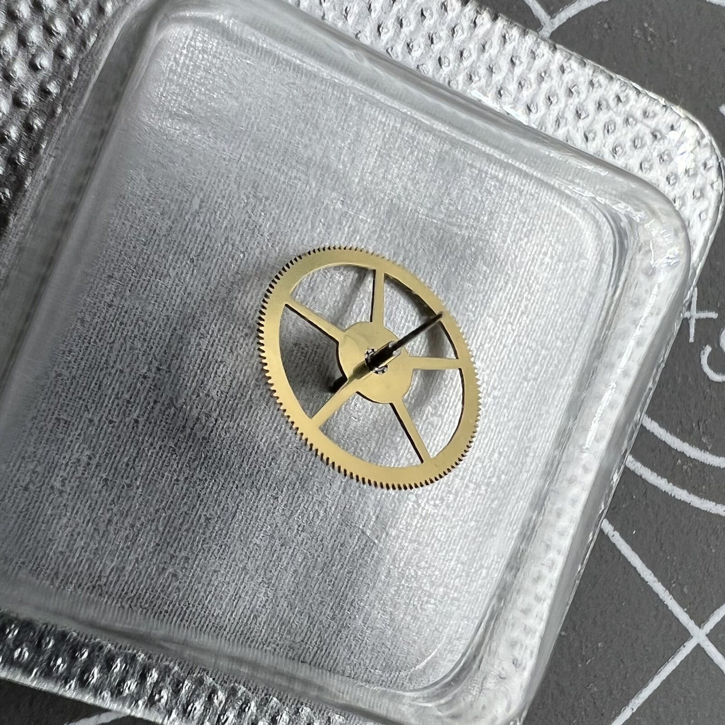 Ref.224 second wheel replacement for 7750 movement, precision spare part for watch repair.