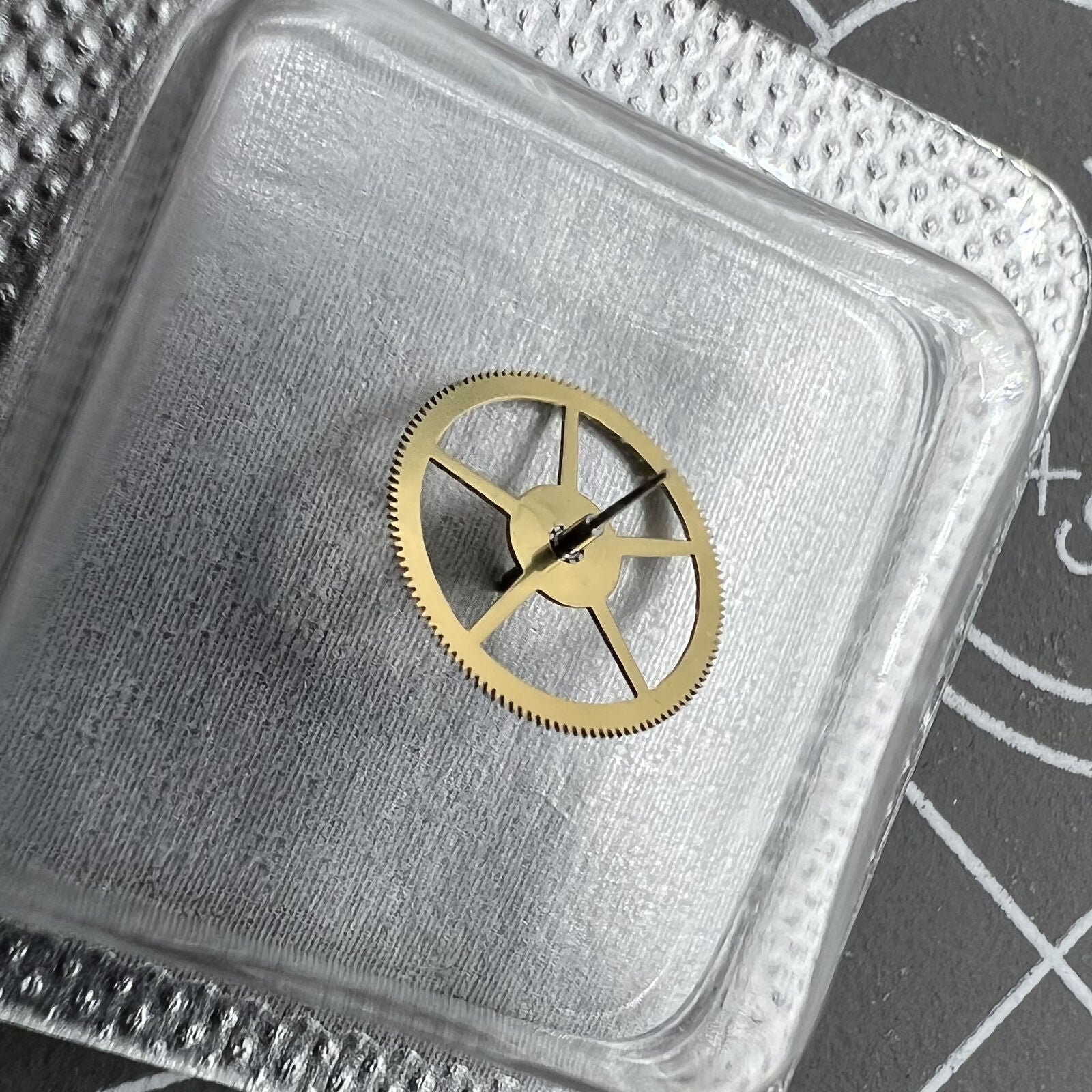 Ref.224 second wheel replacement for 7750 movement, precision spare part for watch repair.