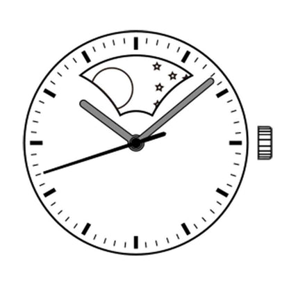 Hattori Epson PC39 quartz watch movement, precision Japanese component for reliable timekeeping.