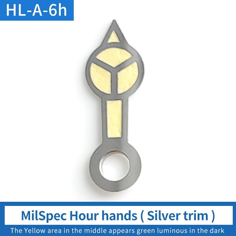 Luminous hour hands for SKX007 and SKX009 watches, compatible with 7s26, 6r15, NE15 movements.