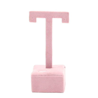 Earring display stand with hooks, perfect for organizing and showcasing jewelry accessories.