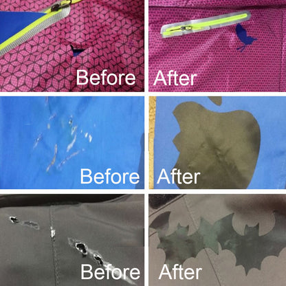 14 Color Self Adhesive Repair Kit Fix Holes Down Jacket Clothes Washable Patches
