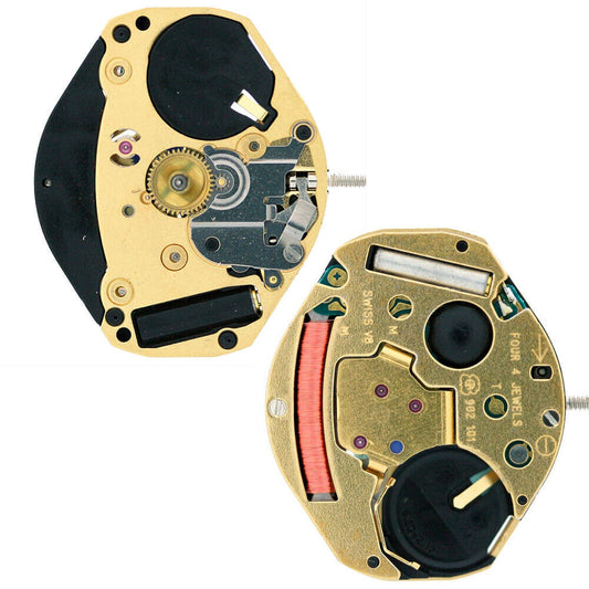 ETA 902.101 Watch Quartz 3 Hands Movement