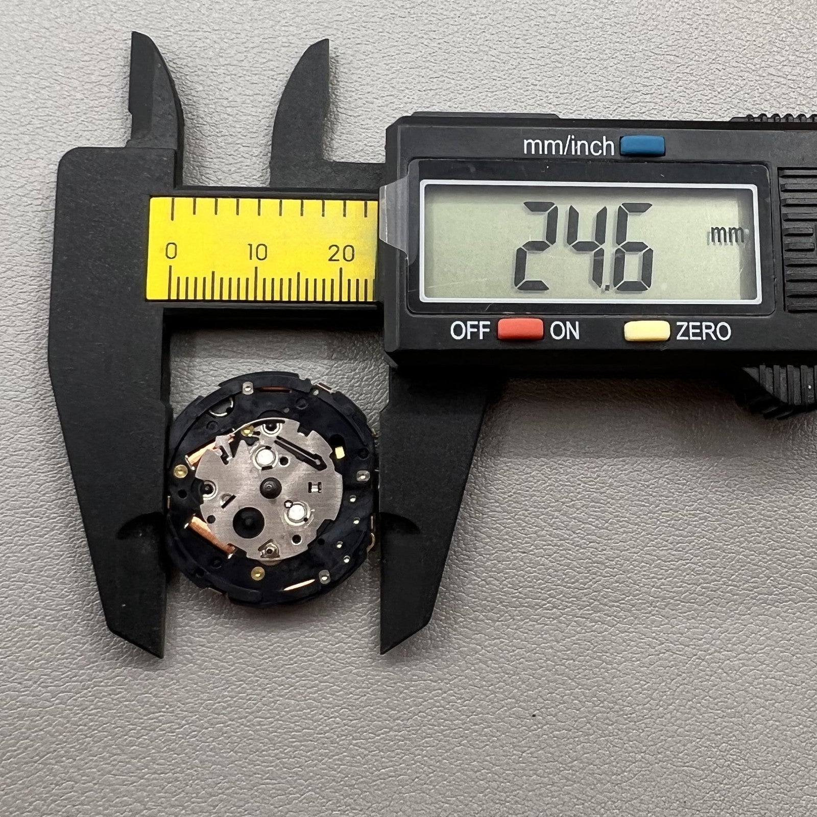 Seiko 7T86A quartz watch movement replacement part, precision Japanese craftsmanship for repairs.