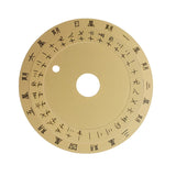 New Golden Vintage Font Watch Date Week Disk Overlay for ETA 2834 Watch Movement