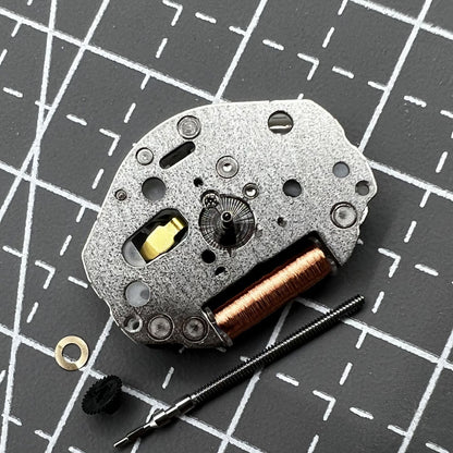 Miyota Quarzwerk 2036 watch movement with HCP stem, precise timekeeping component for watch repair.