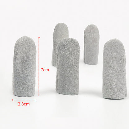 Genuine leather finger cots for watch and jewelry repair protection, recyclable and durable.