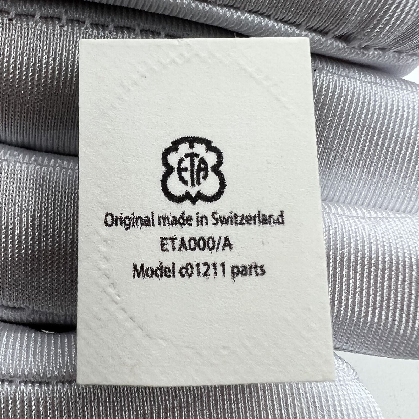 Balance wheel for ETA C01.211 movement by Swiss Original, precision watch component for accurate timekeeping.