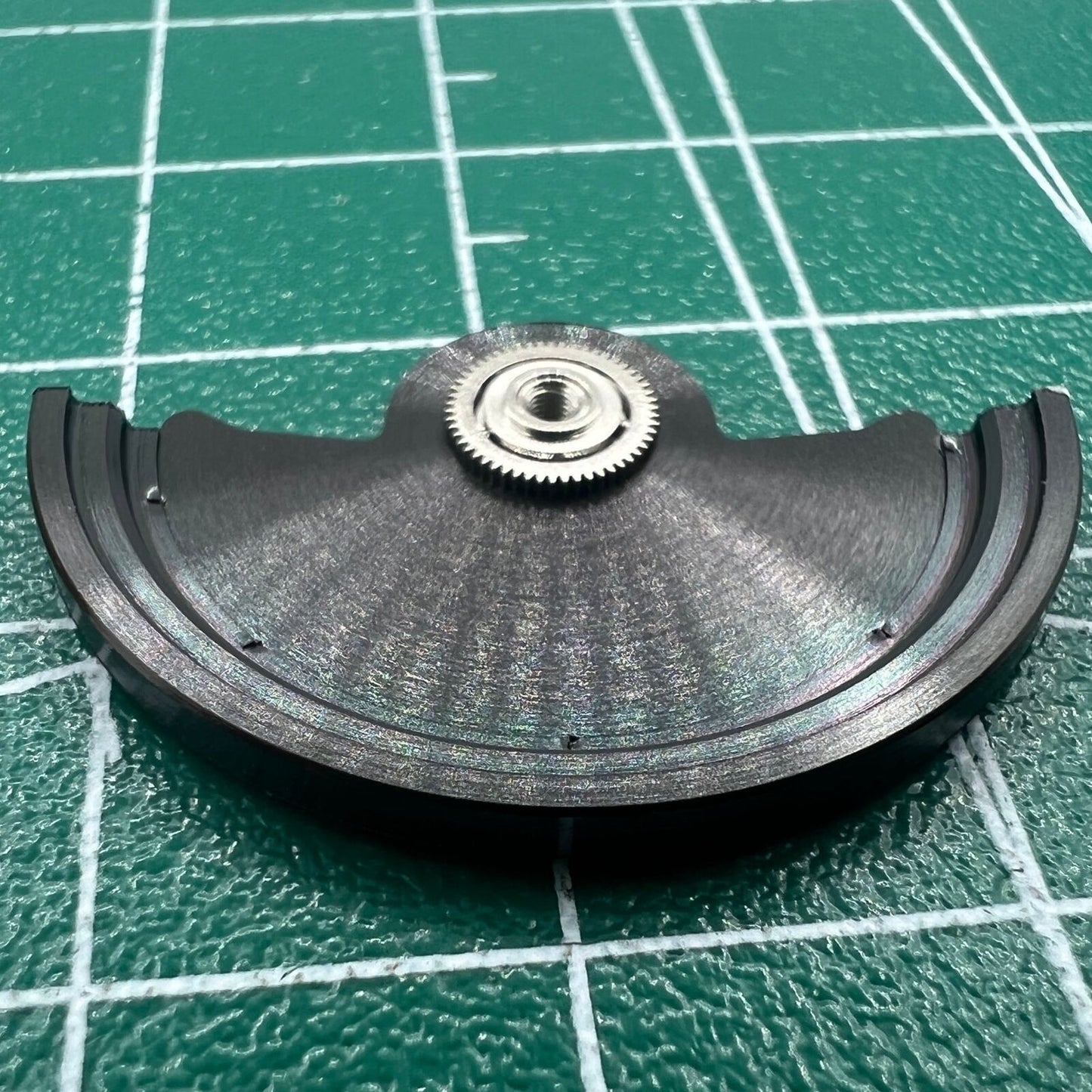 Black Line Wave carved rotor for Miyota NH35 NH36, precision watch movement accessory.