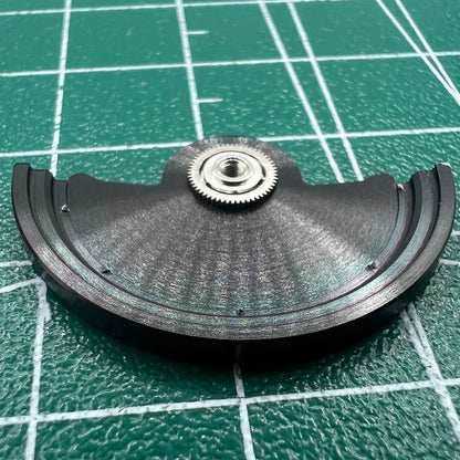 Black Line Wave carved rotor for Miyota NH35 NH36, precision watch movement accessory.