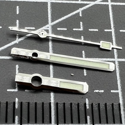 Silver Trim C3 Super Lume Watch Hands Set for 62MAS SKX007 SPR777 NH35 NH36