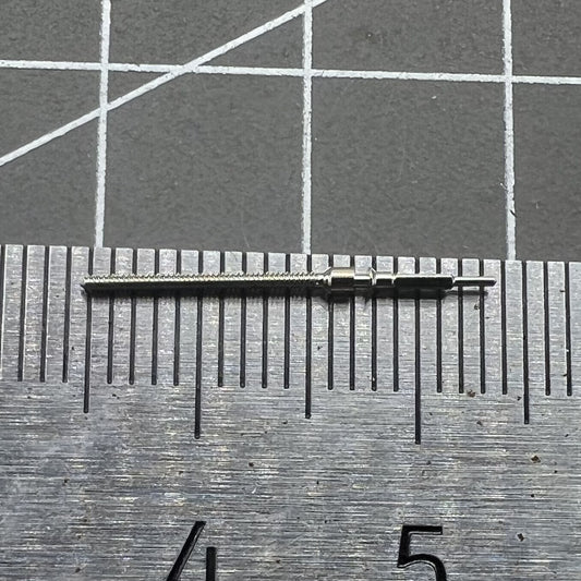 Generic watch winding stem for Shanghai 7120 movement, precision replacement part for repair and maintenance.