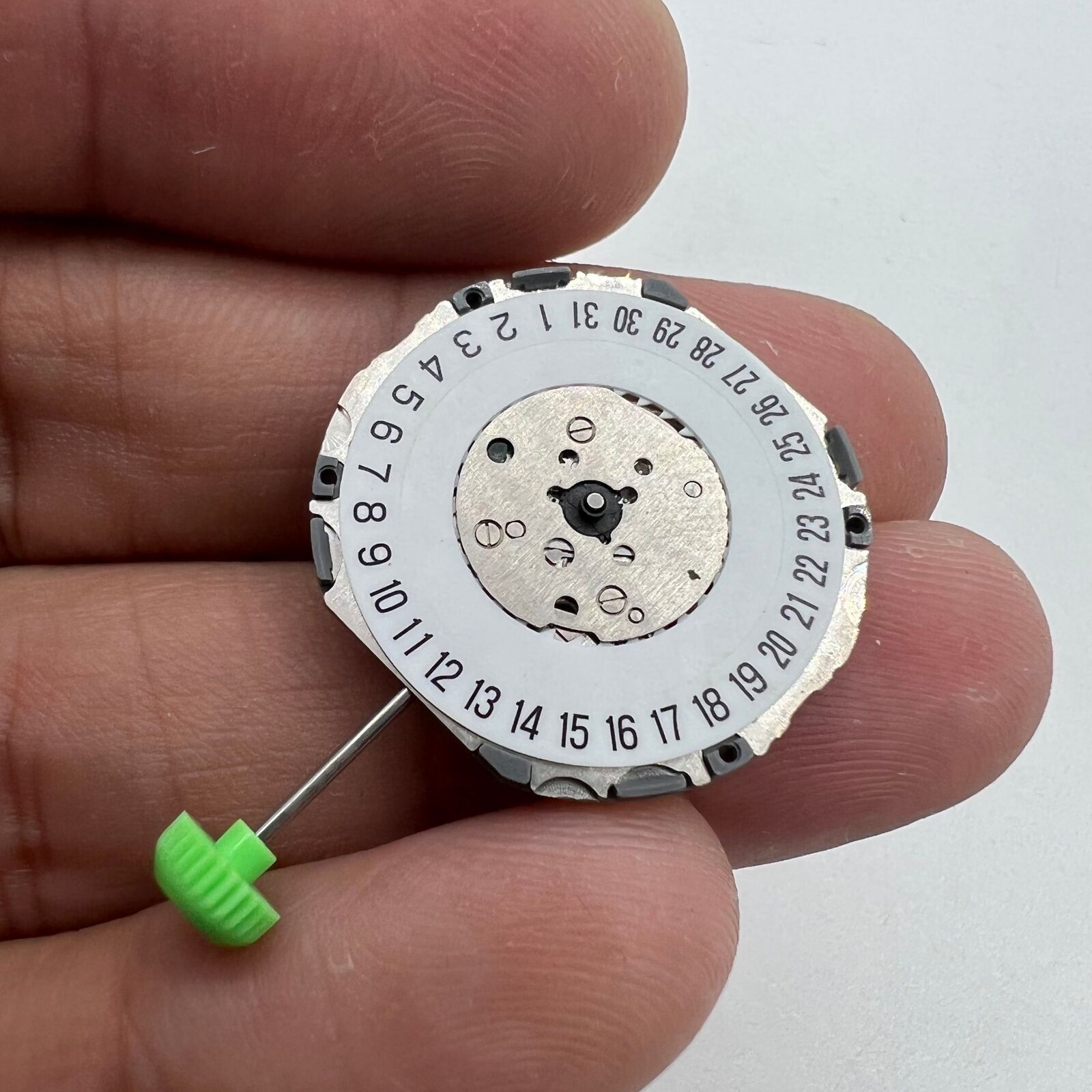 Miyota 4U74 Japan quartz movement watch accessory with date display at 6 o'clock for precise timekeeping.