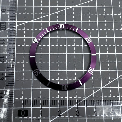 Aluminium Taucher Lünetteinsatz 39.5mm passend für Automatik SUB GMT Uhr