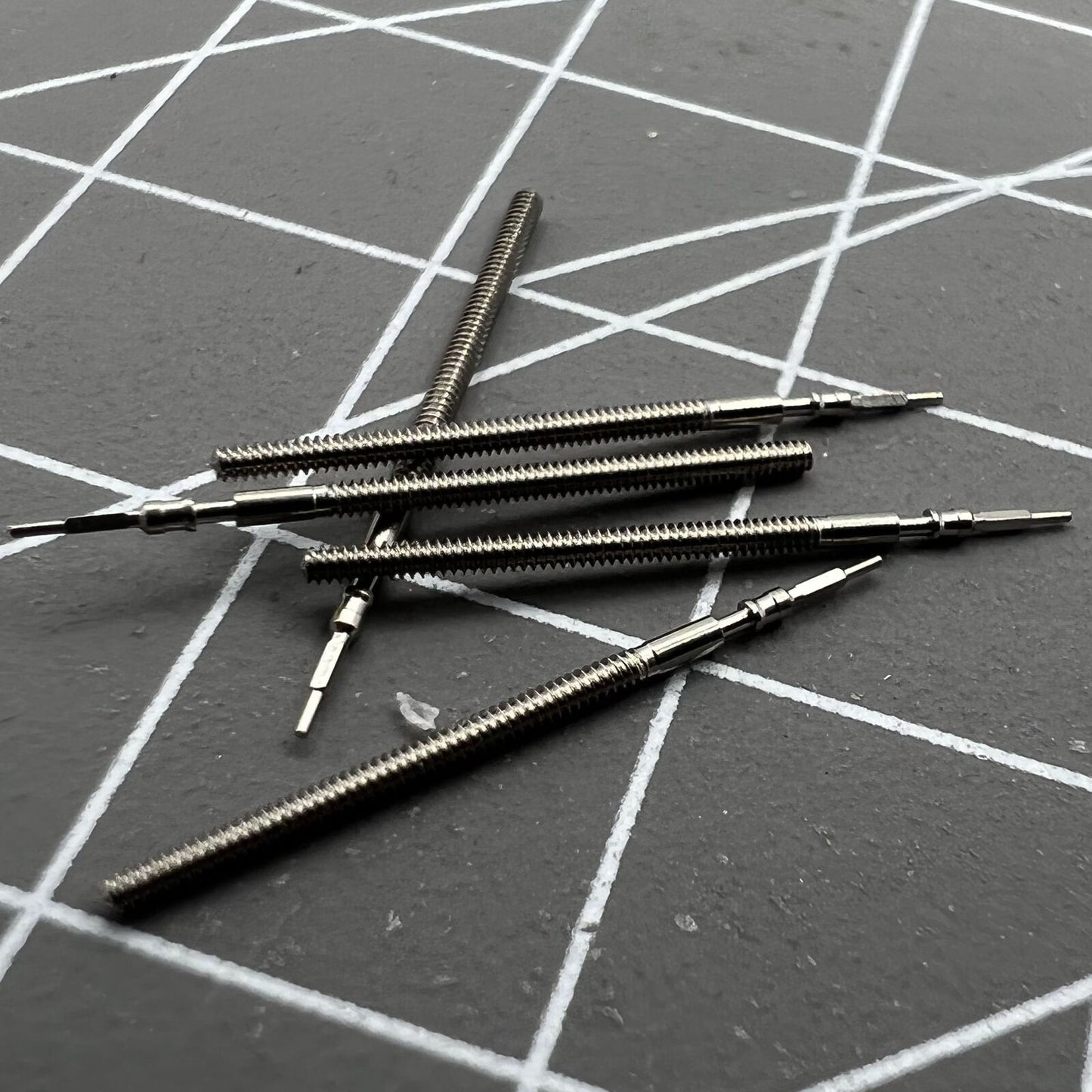 Replacement winding stem for Miyota 1S13/1S02, precise fit for watch repair and maintenance.