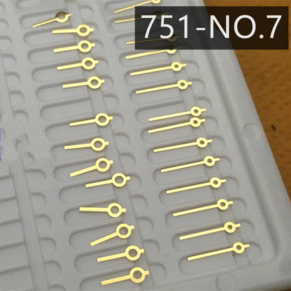 2 Sets Golden 2 Hands Watch for Ronda 751 Quartz Movement P1-H6-NO7