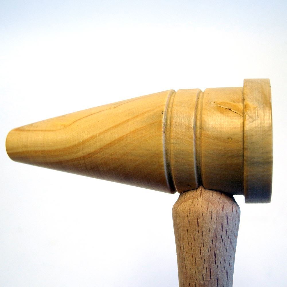 Bergeon 1447 Boxwood mallet hammer for precise watch bracelet pin replacement, Swiss made craftsmanship