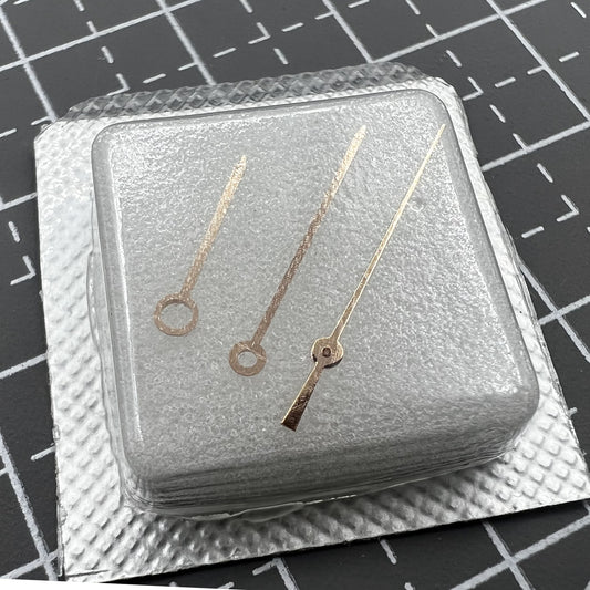 14.5mm 3 Hands Rose Gold Watch Hands Set for Movement ETA 2892