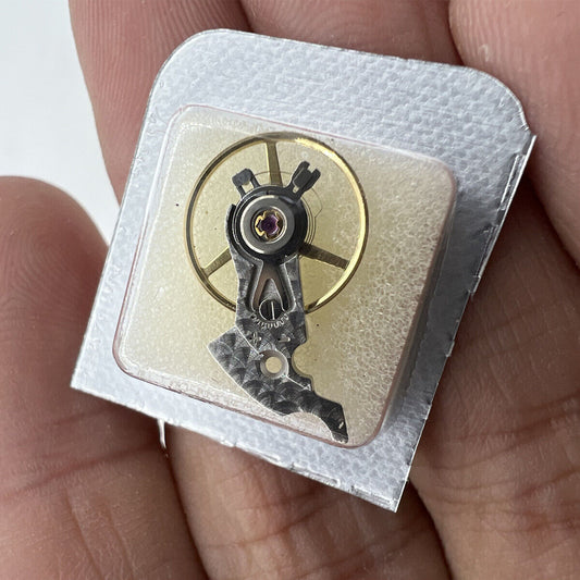 Silberne, in China hergestellte Unruh-Radschiene mit Adern für das Uhrwerk ETA 2824 2836