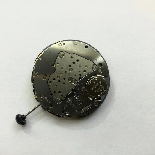 Original MIYOTA 6S10 quartz watch movement with black date disk at 3 o?clock for precise timekeeping