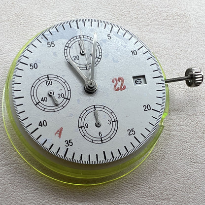 7750 Single Date Chronograph Automatic Mechanical Movement Small Second@3/6/9