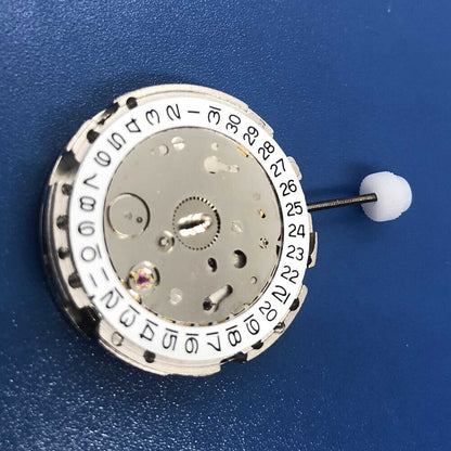 DG2813 Automatisches mechanisches Uhrwerk, 2 große Zeiger, kleine Zeiger bei 6, Datum bei 3, Silber