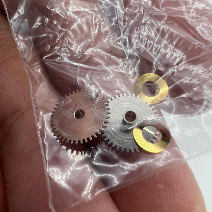 Hour wheel and train bridge for Seagull ST3600 ETA6497, precision fit watch movement parts.