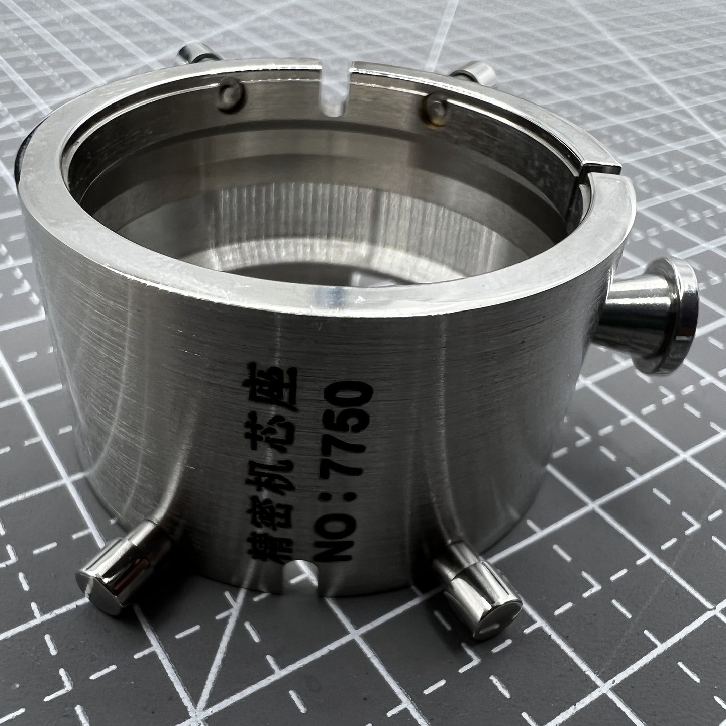 Bewegungshalter verchromt Universal für ETA 7750 Uhrwerk