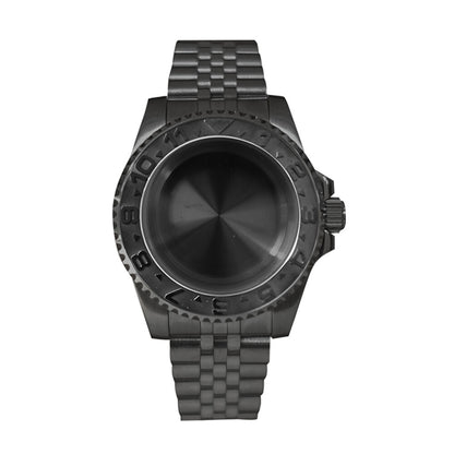 Boîtier de montre en verre saphir 40 mm pour mouvement NH35/NH36, boîtier modifié