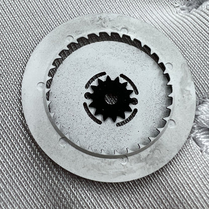 Blau/Grün Leuchtmasse Schwarzes Datumsscheibenrad Wochenrad für Uhrwerk NH36 Date@3/3.8