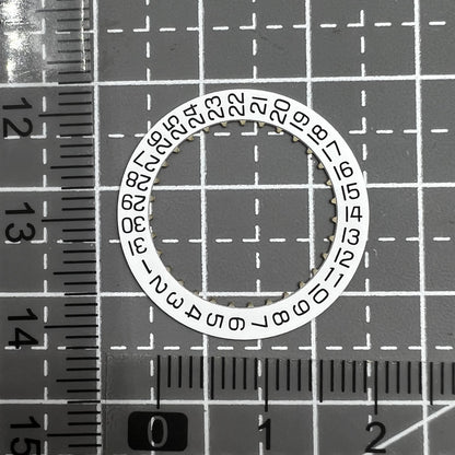 Datumscheibe Weiß Generic Date@3 für ETA 2824-2 Uhrwerk