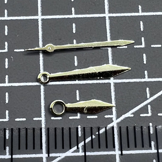 2 Sets/Pack Classic No Lume Golden Rose Golden Watch Hands for NH35/NH36/4R/7S