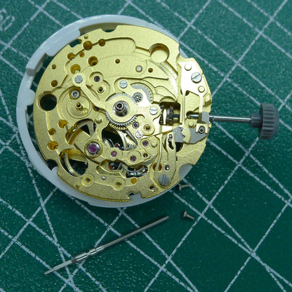 Silber/Gold Mechanisches Uhrwerk 82S0 Japan Miyota (CITIZEN) Automatisches Uhrwerk 